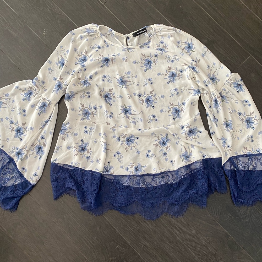 Sugar Lips Floral Blouse